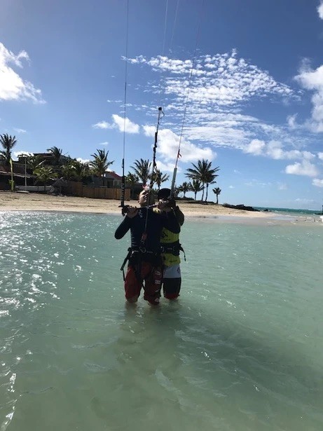 Contrôle de la voile avec le moniteur