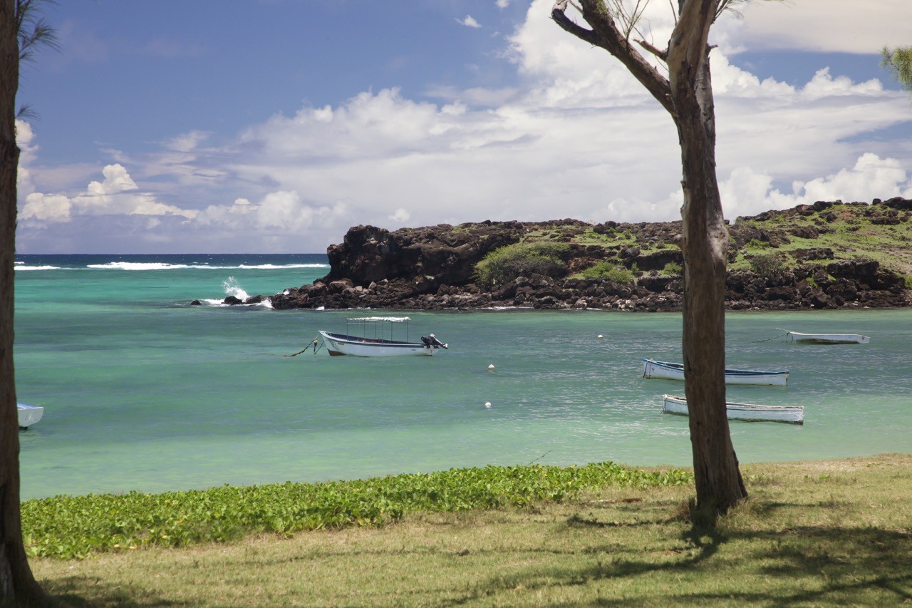 Vue sur le lagon de Rodrigues