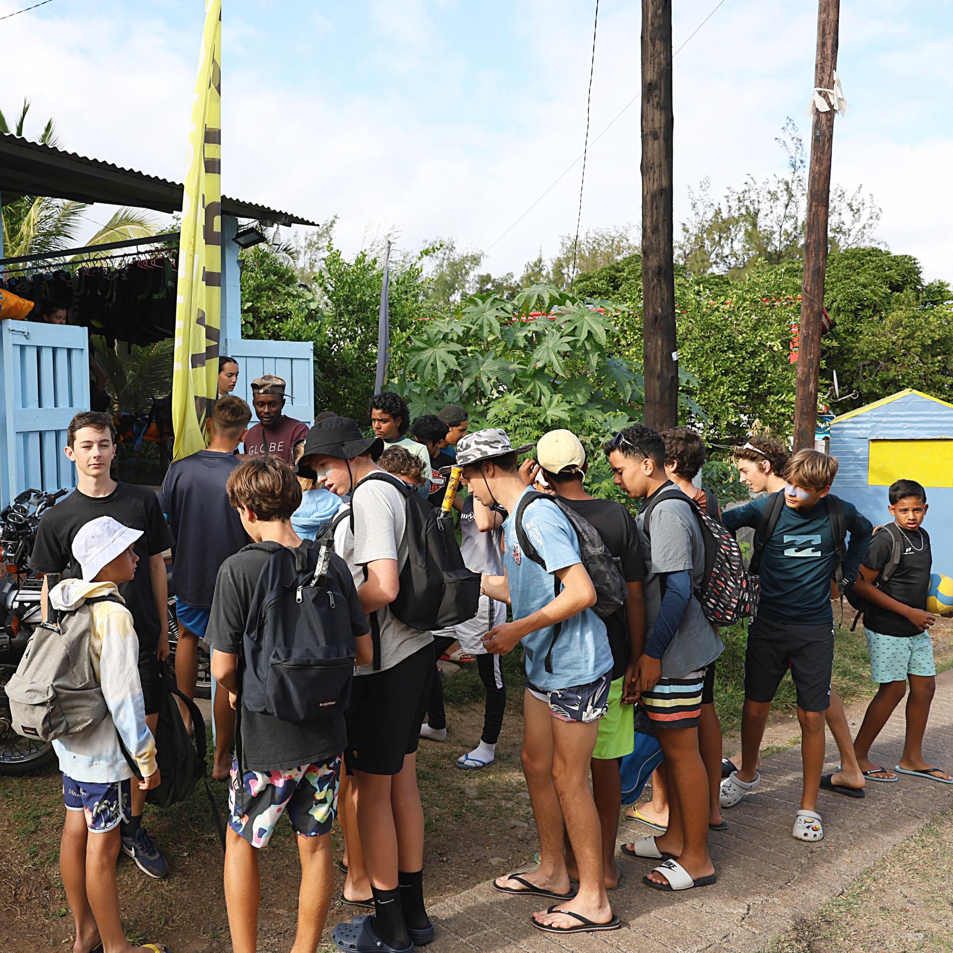 Arrivée à l’école de Kitesurf