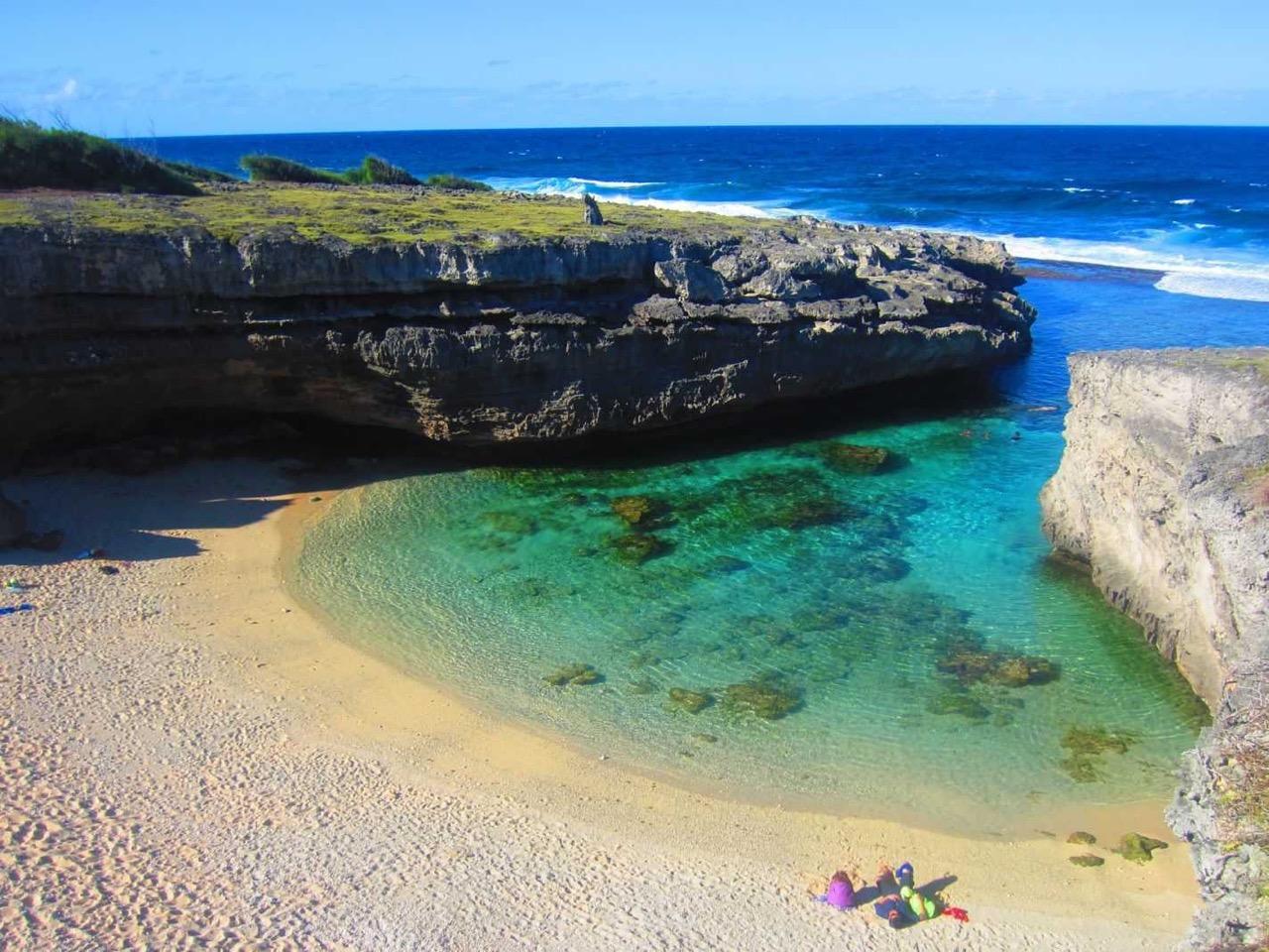 Vue sur trou d argent rodrigues